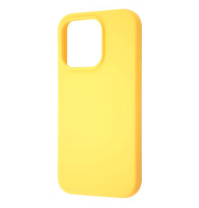 Чохол WAVE Full Silicone Cover iPhone 15 Pro yellow