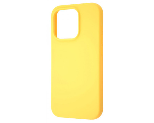 Чохол WAVE Full Silicone Cover iPhone 15 Pro yellow