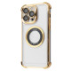 Чохол Glossy Case with Magnetic Ring iPhone 13 Pro Max gold