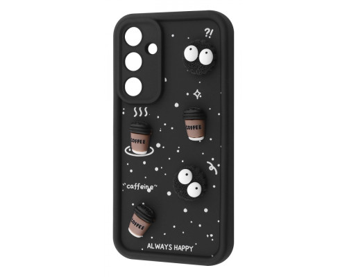 Чохол Pretty Things Case Samsung Galaxy A15 4G/5G black/coffee