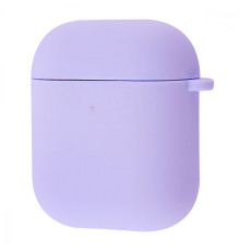Чохол Silicone Case Full for AirPods 1/2 light purple
