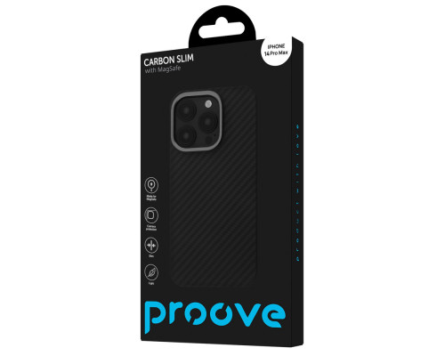 Чохол Proove Carbon Slim with Magnetic Ring iPhone 14 Pro Max black 2001001952334 6901127873123
