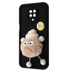 Чохол Pretty Things Case Xiaomi Redmi Note 9S/Note 9 Pro black/fluffy white