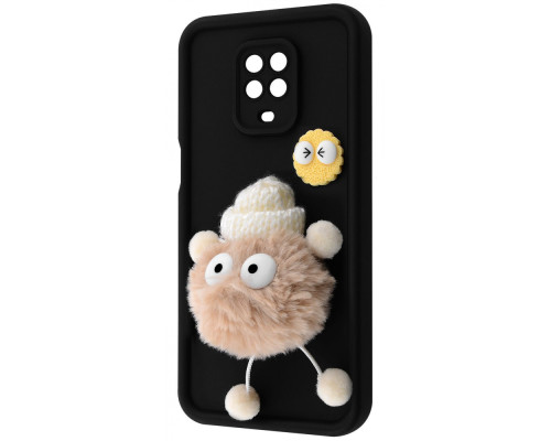 Чохол Pretty Things Case Xiaomi Redmi Note 9S/Note 9 Pro black/fluffy white