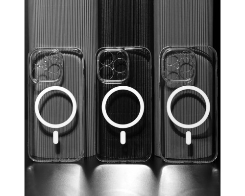 Чохол WAVE Premium Crystal Case with Magnetic Ring iPhone 15 transparent 2001001421793