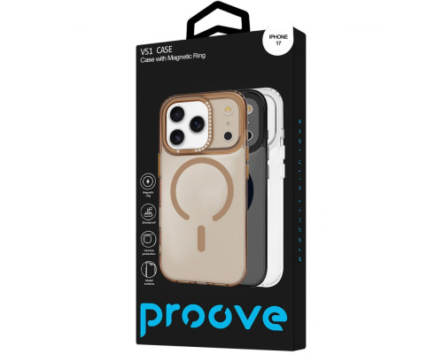 Чохол Proove VS1 Case with Magnetic Ring iPhone 17 gold 2003000256147 6901145054115