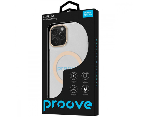 Чохол Proove Cuprum Case with Magnetic Ring iPhone 12/12 Pro black 2003000213973 6901125709943
