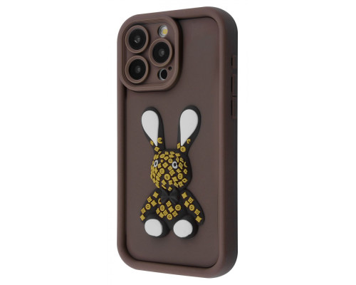 Чохол Pretty Things Case iPhone 13 Pro brown/rabbit