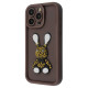 Чохол Pretty Things Case iPhone 13 Pro brown/rabbit