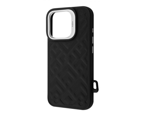 Чохол Kajsa Rhombus Collection with Magnetic Ring iPhone 16 Pro Max black 2003000171310