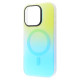 Чохол WAVE Matte Gradient Colors with Magnetic Ring iPhone 16 Pro green/blue