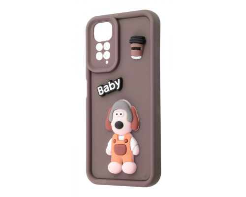 Чохол Pretty Things Case Xiaomi Redmi Note 11 4G/Redmi Note 11S brown/baby