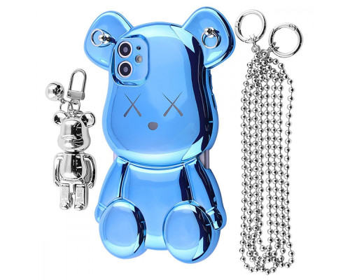 Чохол Teddy Bear Case with Strap iPhone 11 sierra blue 2001001958176