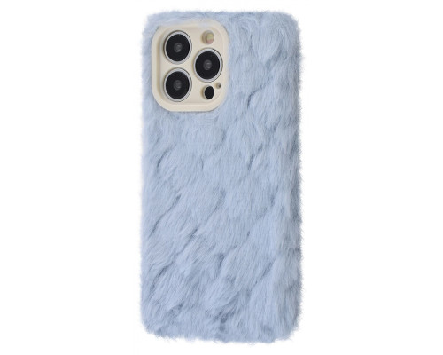 Чохол Fluffy Love Case iPhone 13 Pro Max blue