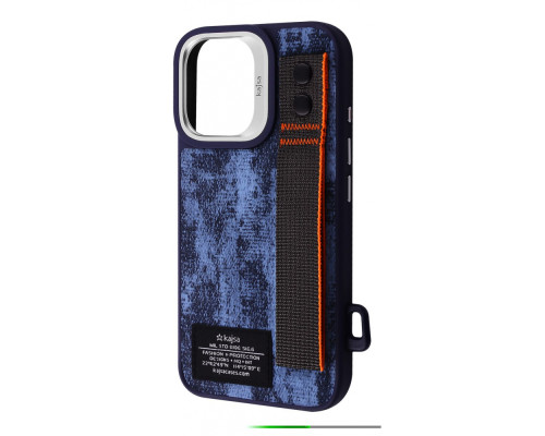 Чохол Kajsa Outdoor Collection Tie Dye with Magnetic Ring iPhone 16 blue 2003000171044