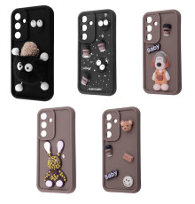 Чохол Pretty Things Case Samsung Galaxy A34 brown/fluffy white