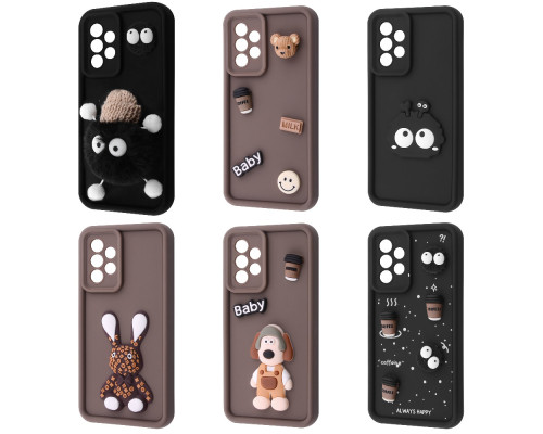 Чохол Pretty Things Case Samsung Galaxy A52 (A525F) brown/fluffy white 2003000228502