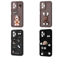 Чохол Pretty Things Case Xiaomi Redmi Note 10 Pro brown/fluffy white 2003000225808