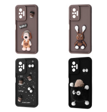 Чохол Pretty Things Case Xiaomi Redmi Note 10 Pro brown/fluffy white 2003000225808
