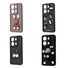 Чохол Pretty Things Case Xiaomi Redmi Note 13 Pro 4G/Poco M6 Pro 4G brown/fluffy white