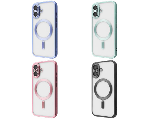 Чохол Metal Matte Case with Magnetic Ring iPhone 16 midnight blue 2003000271126