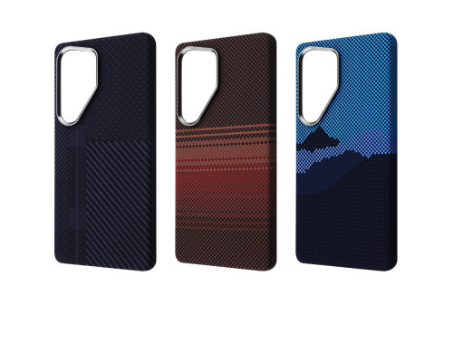 Чохол WAVE Gleam Case with Magnetic Ring Samsung Galaxy S25 Ultra blue stripes 2003000252637