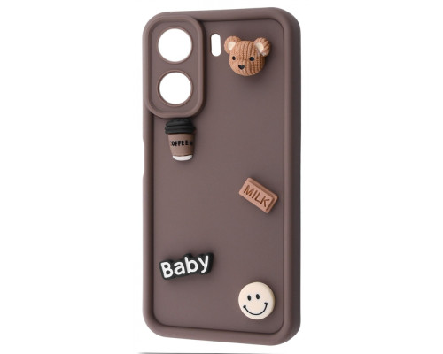 Чохол Pretty Things Case Xiaomi Redmi 13C 4G/Poco C65 brown/bear 2001001904654