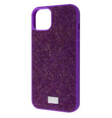 Чохол Bling World Rock Diamond (TPU) iPhone 14 Plus/15 Plus purple