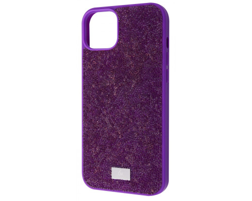 Чохол Bling World Rock Diamond (TPU) iPhone 14 Plus/15 Plus purple