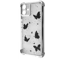 Чохол WAVE Winkie Samsung Galaxy A06 silver/butterfly 2003000254327