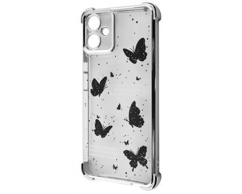 Чохол WAVE Winkie Samsung Galaxy A06 silver/butterfly 2003000254327
