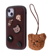 Чохол Cute Toy Case iPhone 15 brown
