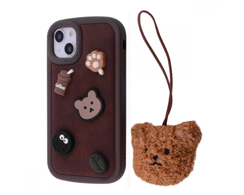 Чохол Cute Toy Case iPhone 15 brown