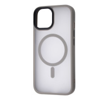 Чохол WAVE Matte Insane Case with Magnetic Ring iPhone 15 gray 2001001421588