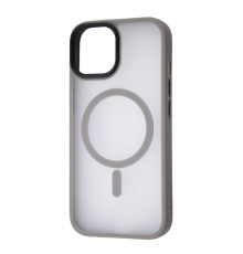 Чохол WAVE Matte Insane Case with Magnetic Ring iPhone 15 gray 2001001421588
