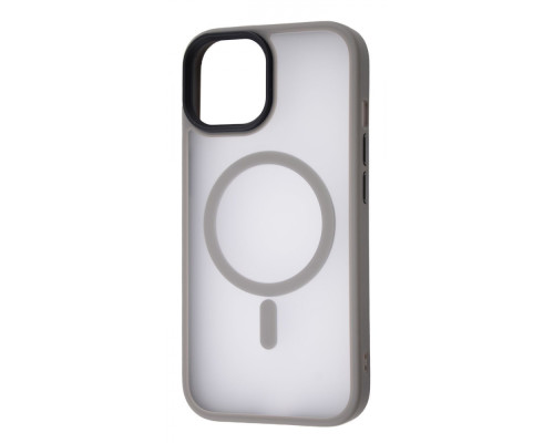 Чохол WAVE Matte Insane Case with Magnetic Ring iPhone 15 gray 2001001421588