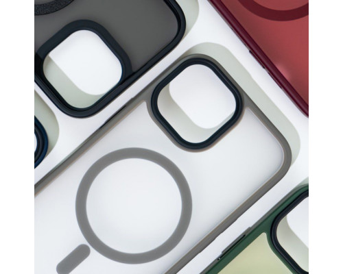 Чохол WAVE Matte Insane Case with Magnetic Ring iPhone 15 gray 2001001421588