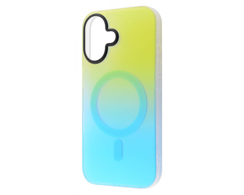 Чохол WAVE Matte Gradient Colors with Magnetic Ring iPhone 16 green/blue 2003000175561