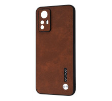 Чохол WAVE Leather Case Xiaomi Redmi Note 12S dark brown