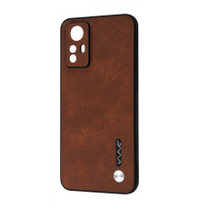 Чохол WAVE Leather Case Xiaomi Redmi Note 12S dark brown