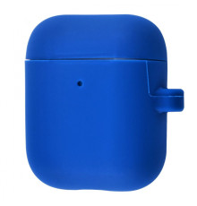 Чохол Silicone Case Slim with Carbine for AirPods 2 blue cobalt