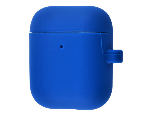 Чохол Silicone Case Slim with Carbine for AirPods 2 blue cobalt
