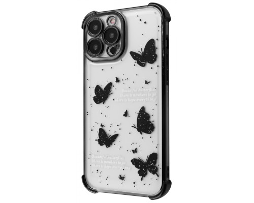 Чохол WAVE Winkie iPhone 14 Pro Max black/butterfly 2003000252187
