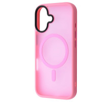 Чохол WAVE Matte Insane Case with Magnetic Ring iPhone 16 pink