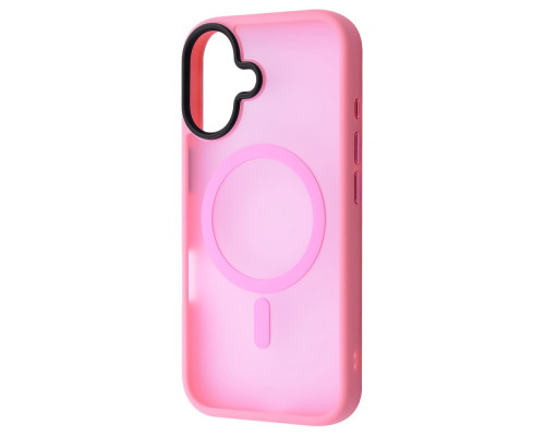 Чохол WAVE Matte Insane Case with Magnetic Ring iPhone 16 pink