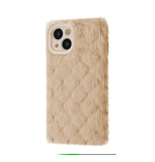 Чохол Fluffy Love Case iPhone 14 pink sand