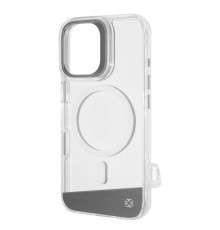 Чохол Kajsa Aluminium Shield with Magnetic Ring iPhone 16 silver 2003000170702