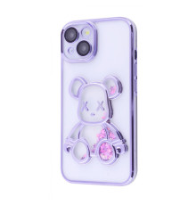 Чохол Shining Bear Case iPhone 15 purple