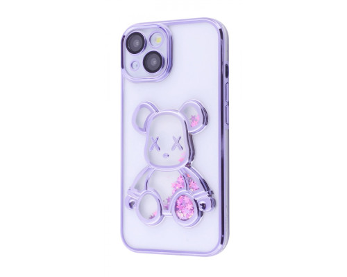 Чохол Shining Bear Case iPhone 15 purple