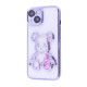 Чохол Shining Bear Case iPhone 15 purple